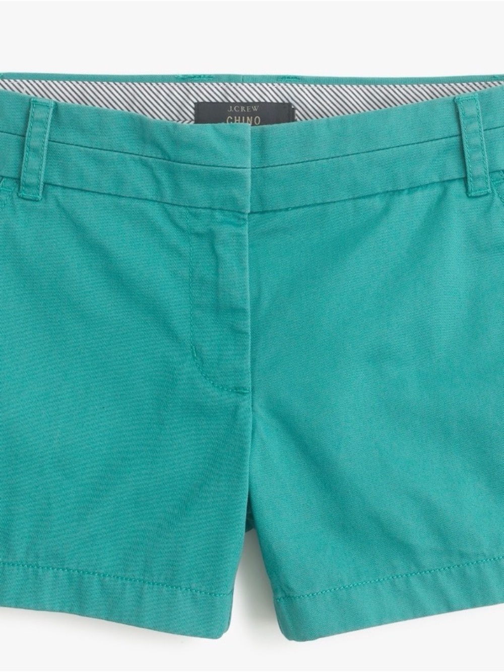 J.CREW 5" Chino Shorts Size 16 Meadow Green Cotton NWT